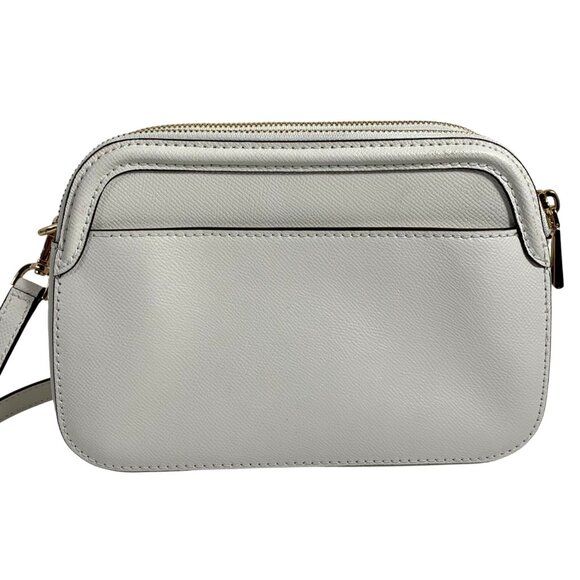 MICHAEL MICHAEL KORS Houston Crossgrain Leather Double-Zip Crossbody Bag EUC - Picture 3 of 11